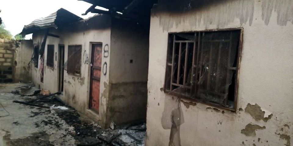 Fire guts a student Lodge in Federal Poly Nasarawa