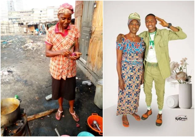 “My mum is my motivation, I need to change her life,” Grateful Son Prises Mum as He Passes Out Of NYSC
